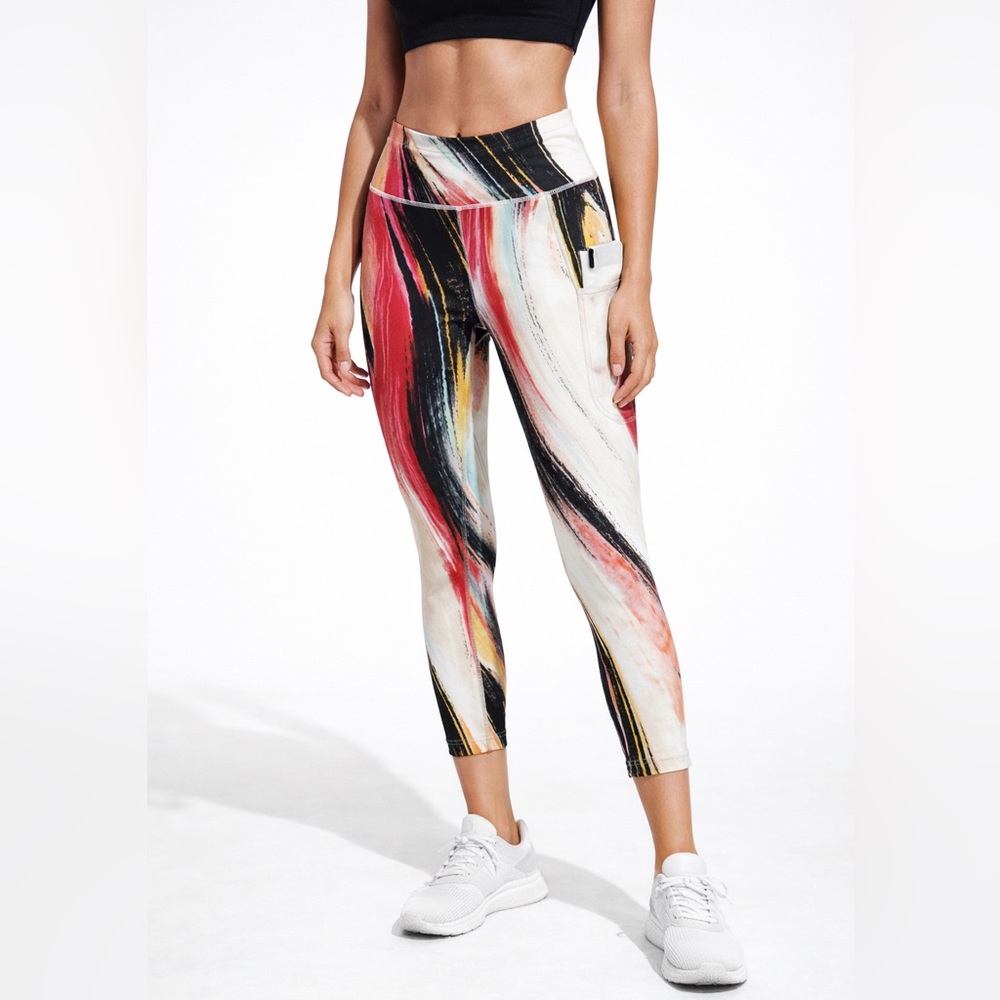 Calia Energize 7/8 Leggings Artisan Multi Abstract Print Athletic women’s Medium